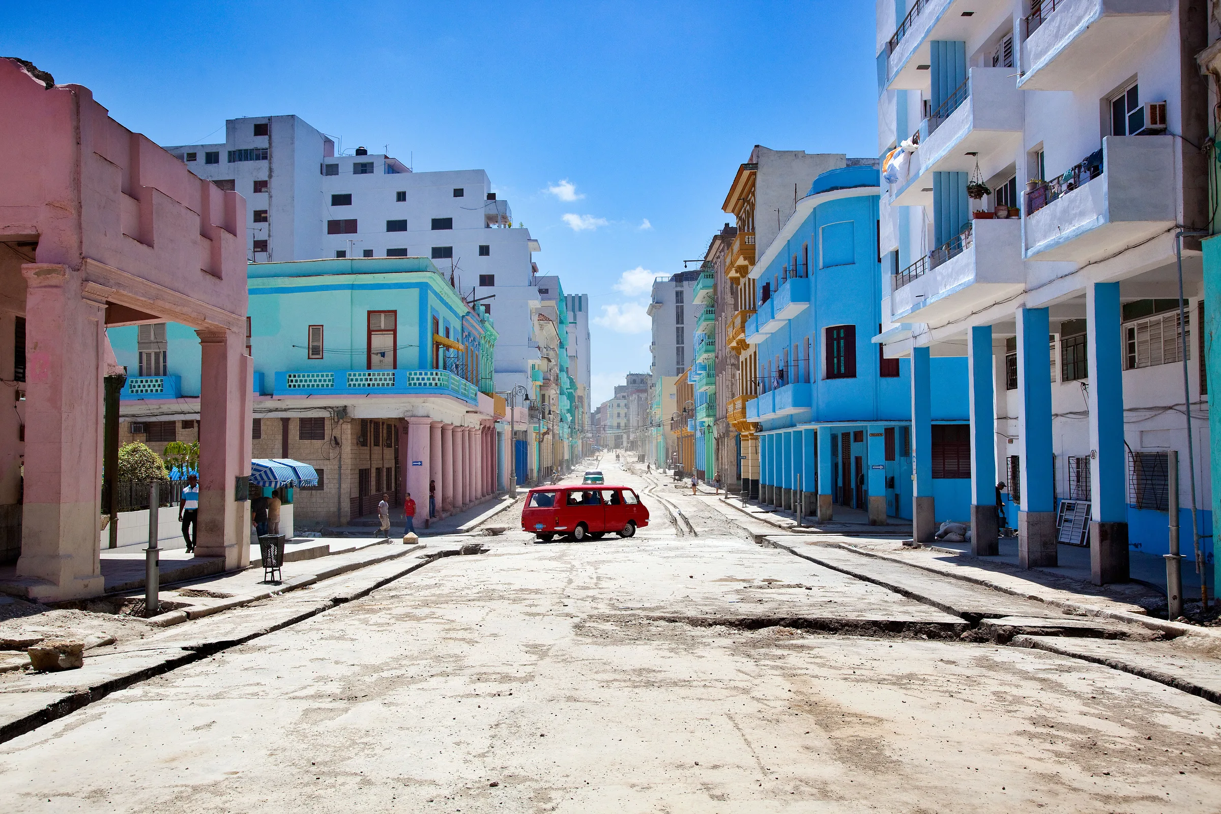 Calle Galiano, La Habana 2013.