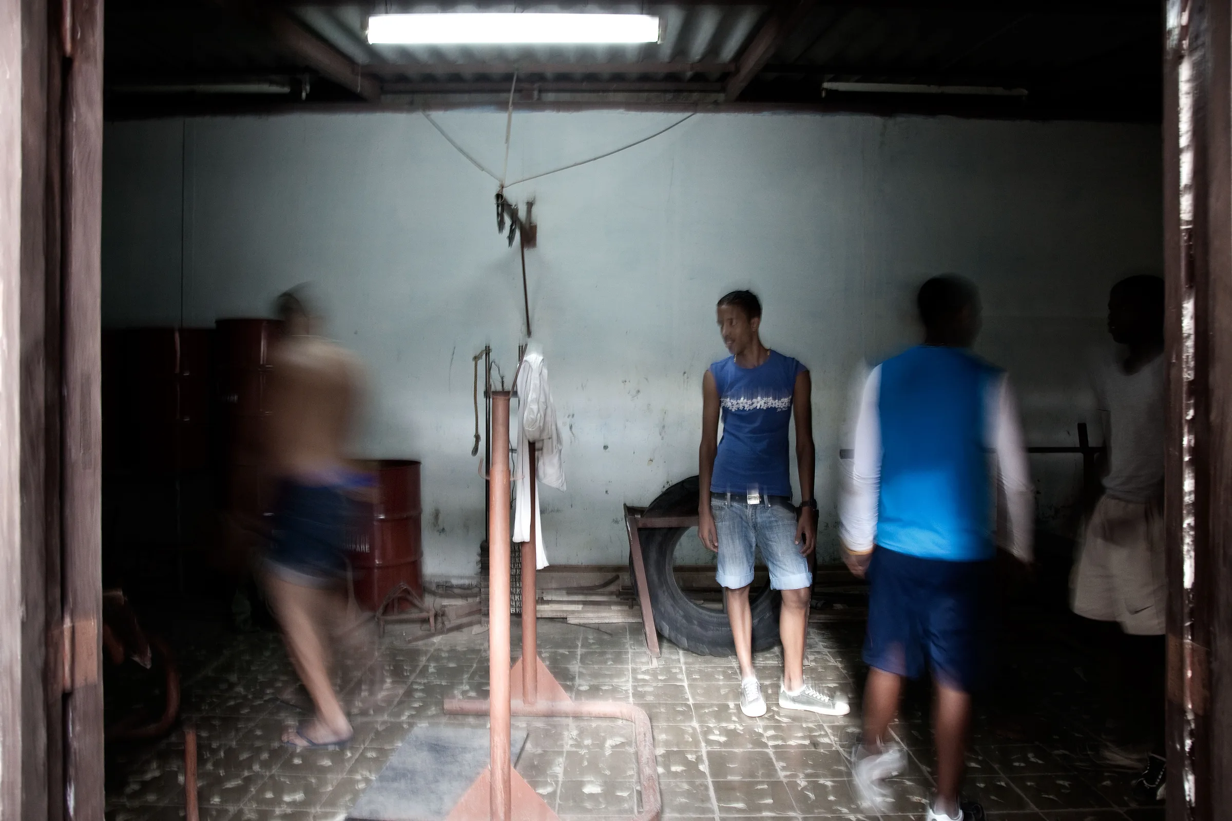 Escuela de boxeos Rafael Trejo, La Habana, 2013.