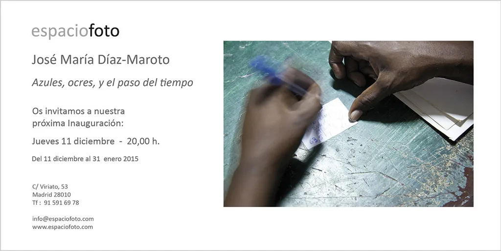 Exposición en espaciofoto "Azules, acres, y el paso del tiempo"