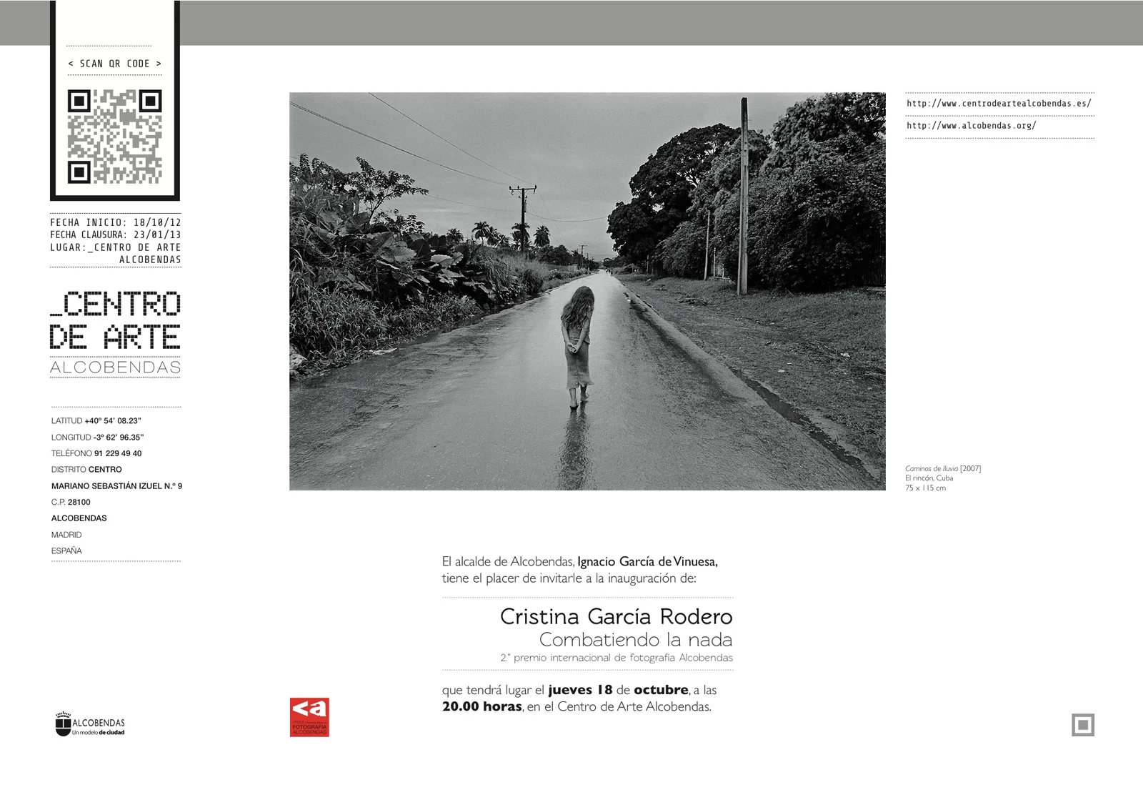 Cristina Garcia Rodero en el Centro de Arte Alcobendas