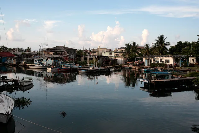 "El naútico", lo más parecido a un puerto deportivo en occidiente.